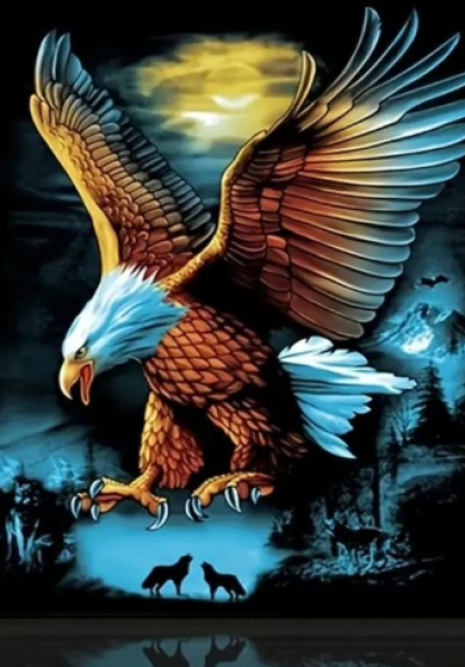 Diamond Painting Adler